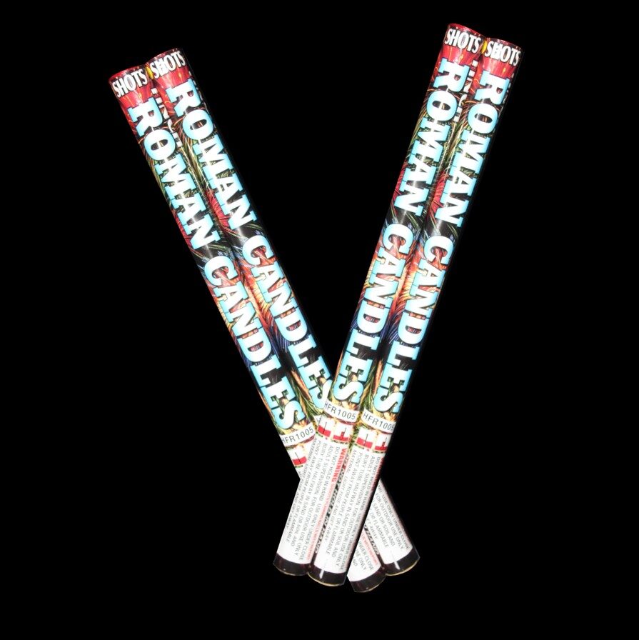 1 INCH 5 SHOTS ROMAN CANDLE - PER PIECE