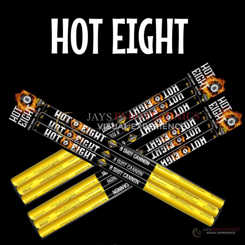 1.2 INCH HOT EIGHT ROMAN CANDLE - PER PIECE