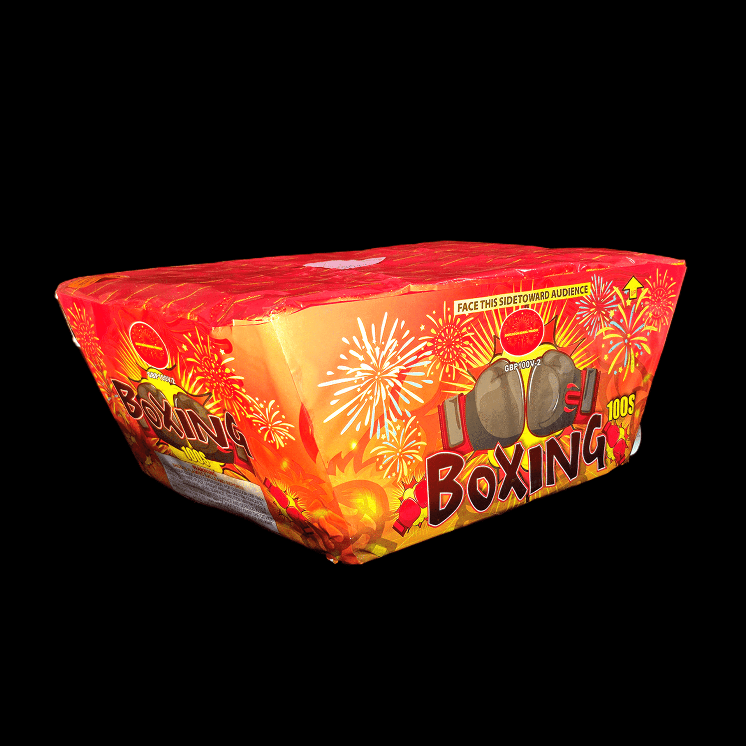 100 SHOTS BOXING FIREWORKS CAKE – PER PIECE