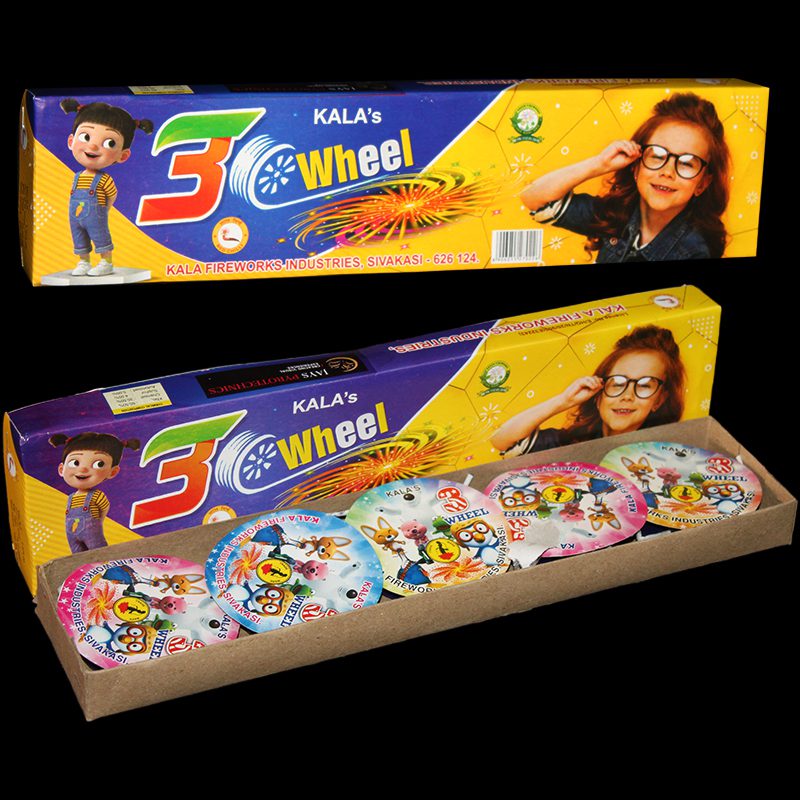 3 WHEELER SPINNER FIREWORKS - PER PIECE