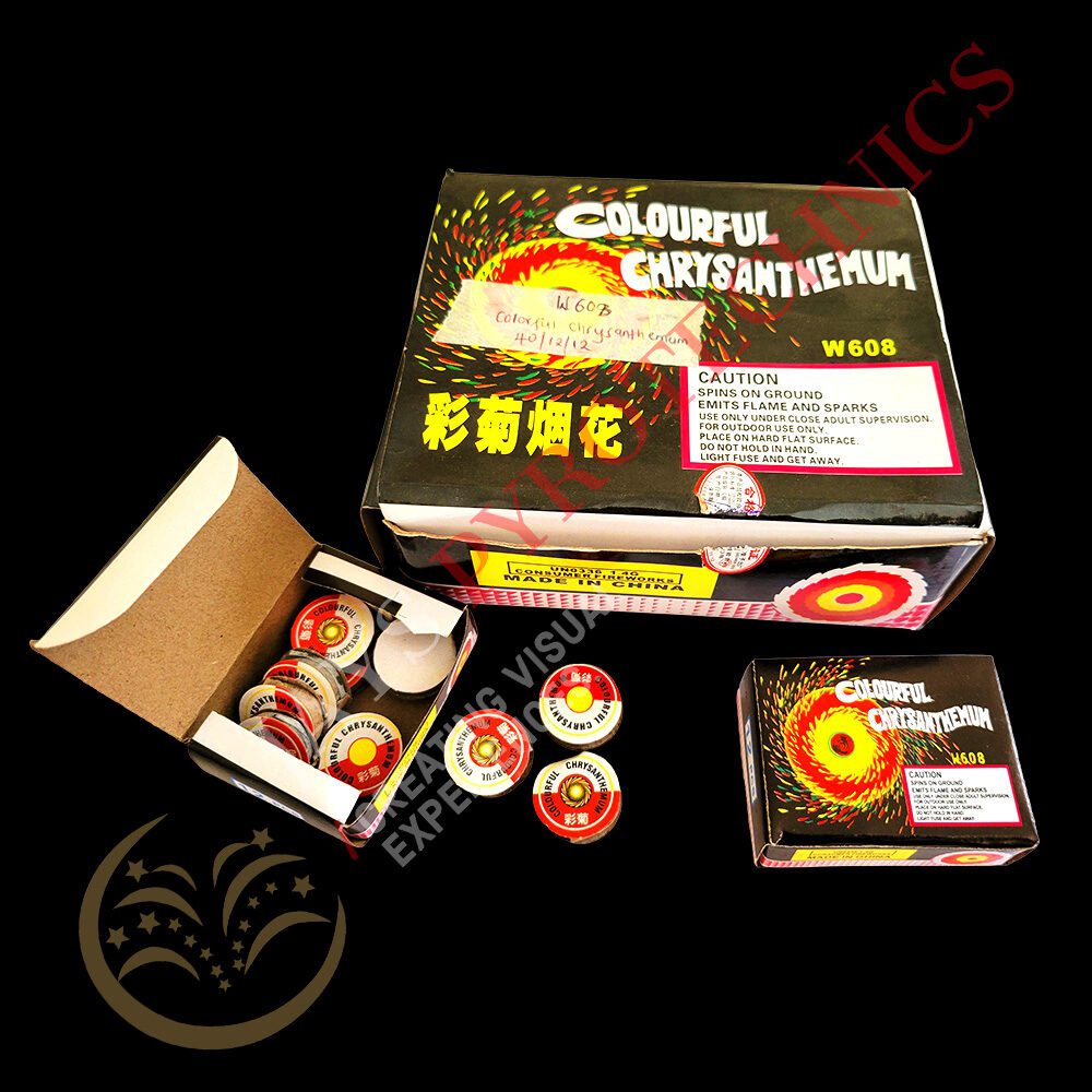 COLOURFUL CHRYSANTHENUM SPINNER - PER PACK