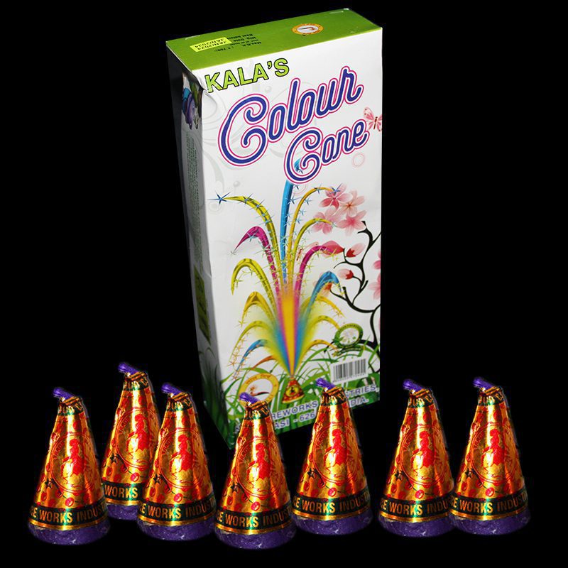 COLOUR CONE FOUNTAIN FIREWORKS – PER PIECE