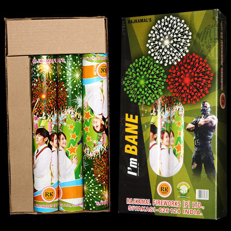 I AM BANE INDIAN FIREWORK SHELL - PER PACK
