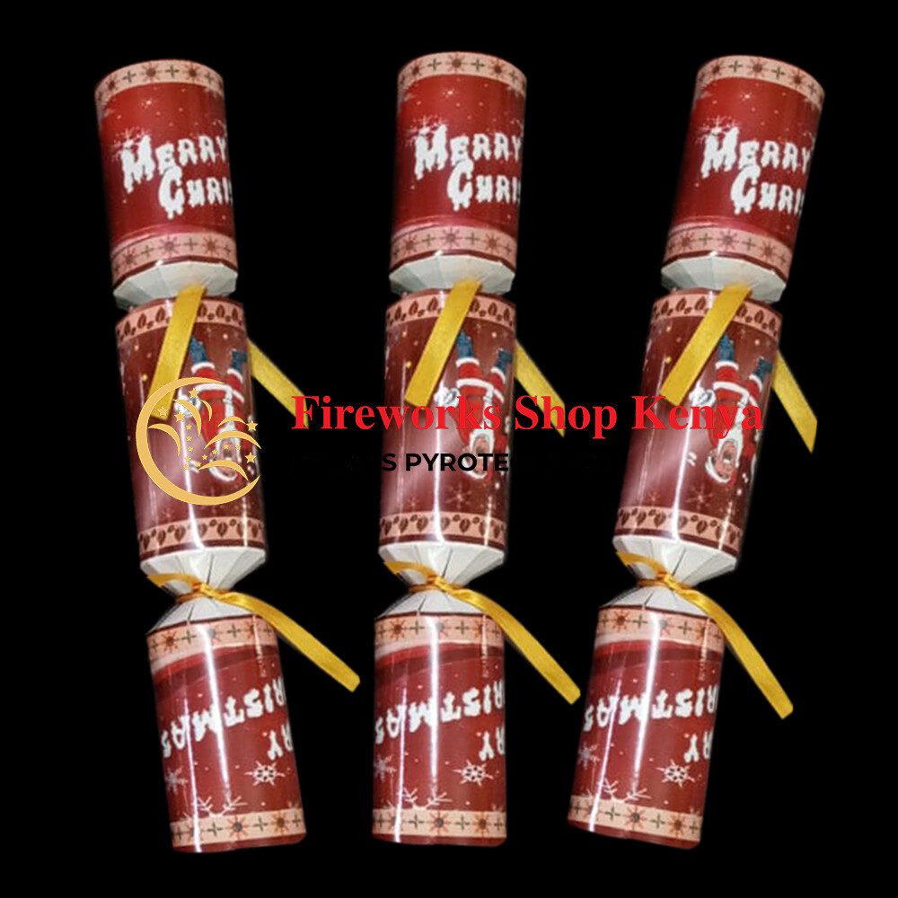 MERRY CHRISTMASS RED CRACKER