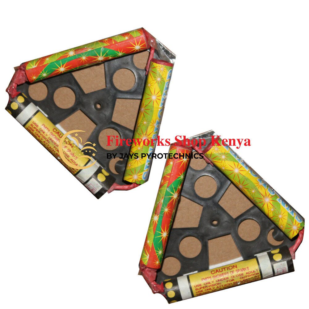 TRI ROTATING SPINNER FIREWORK – PER PIECE