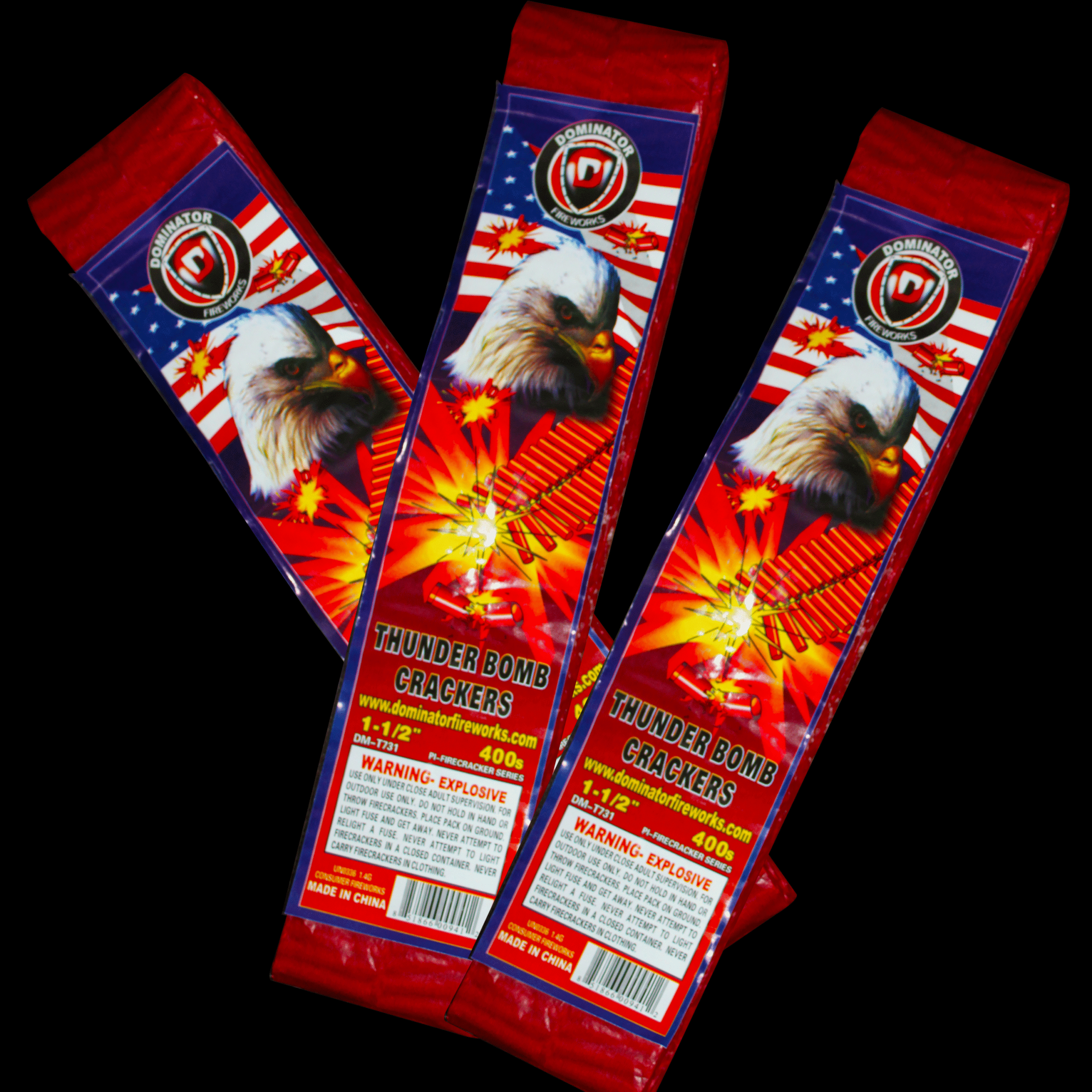 THUNDER BOMB 400 SHOTS FIREWORK - PER ROLL