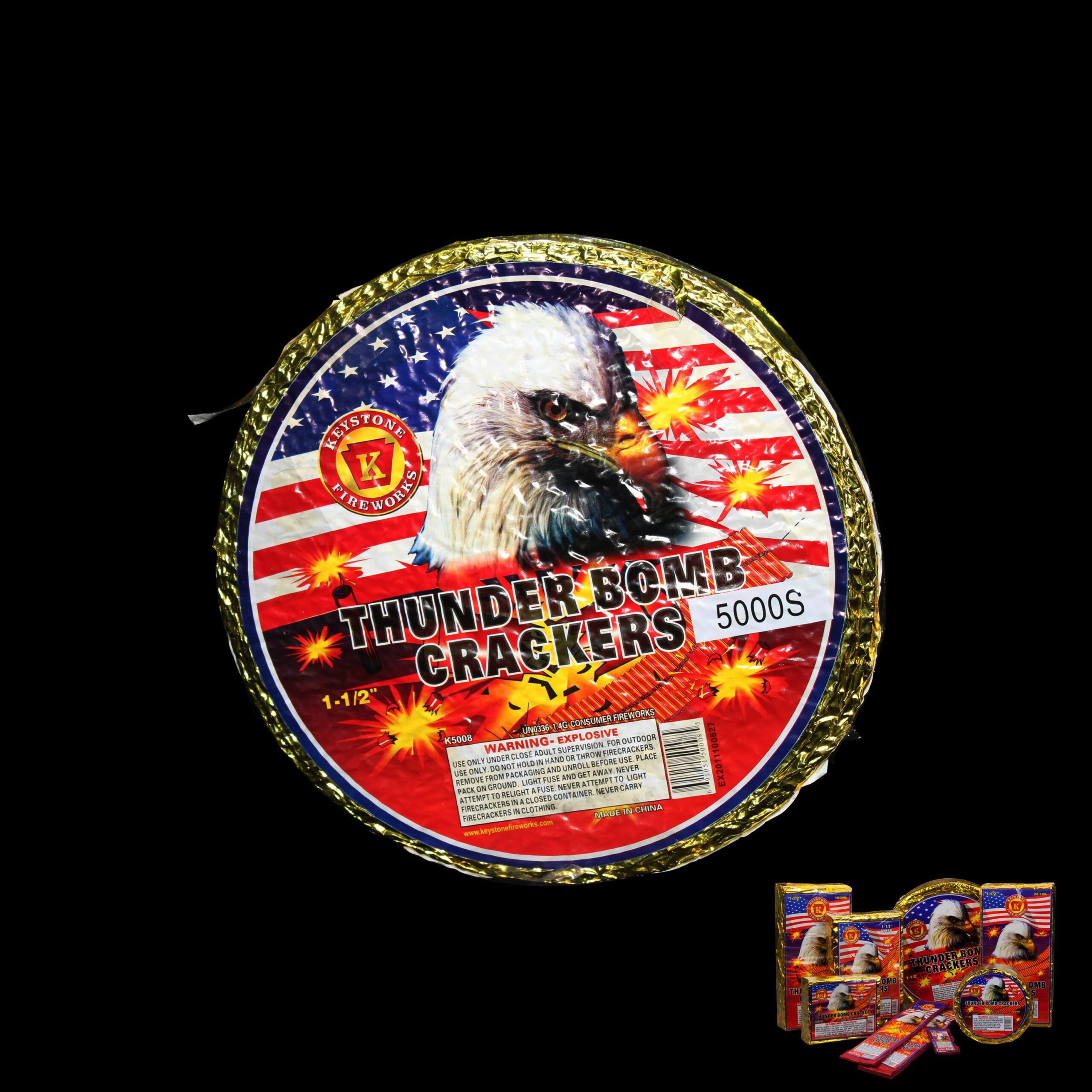 THUNDER BOMB CRACKERS 5000 FIRECRACKER - PER ROLL