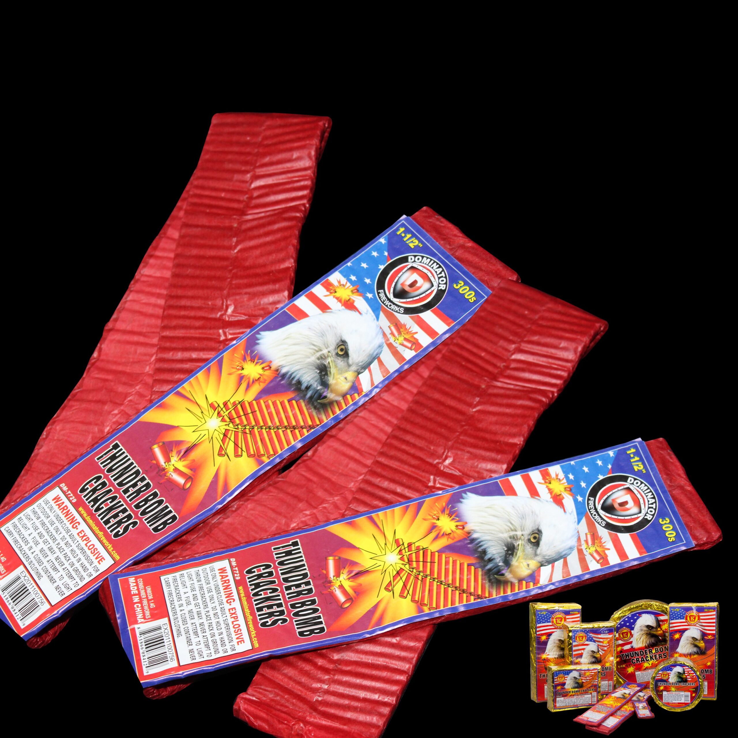 THUNDER BOMB 300 SHOTS FIREWORK - PER ROLL