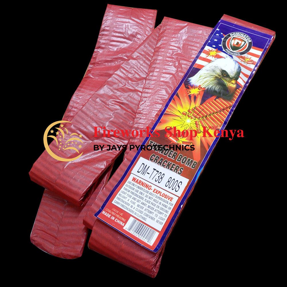 CRACKERS THUNDER BOMBS 800s - PER PACK