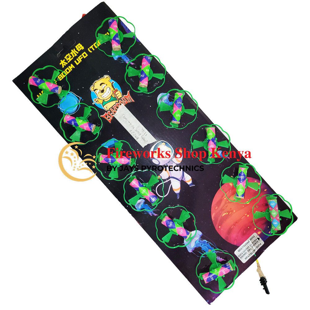 HAPPY BOOM UFO SPINNER FIREWORK- PER PIECE