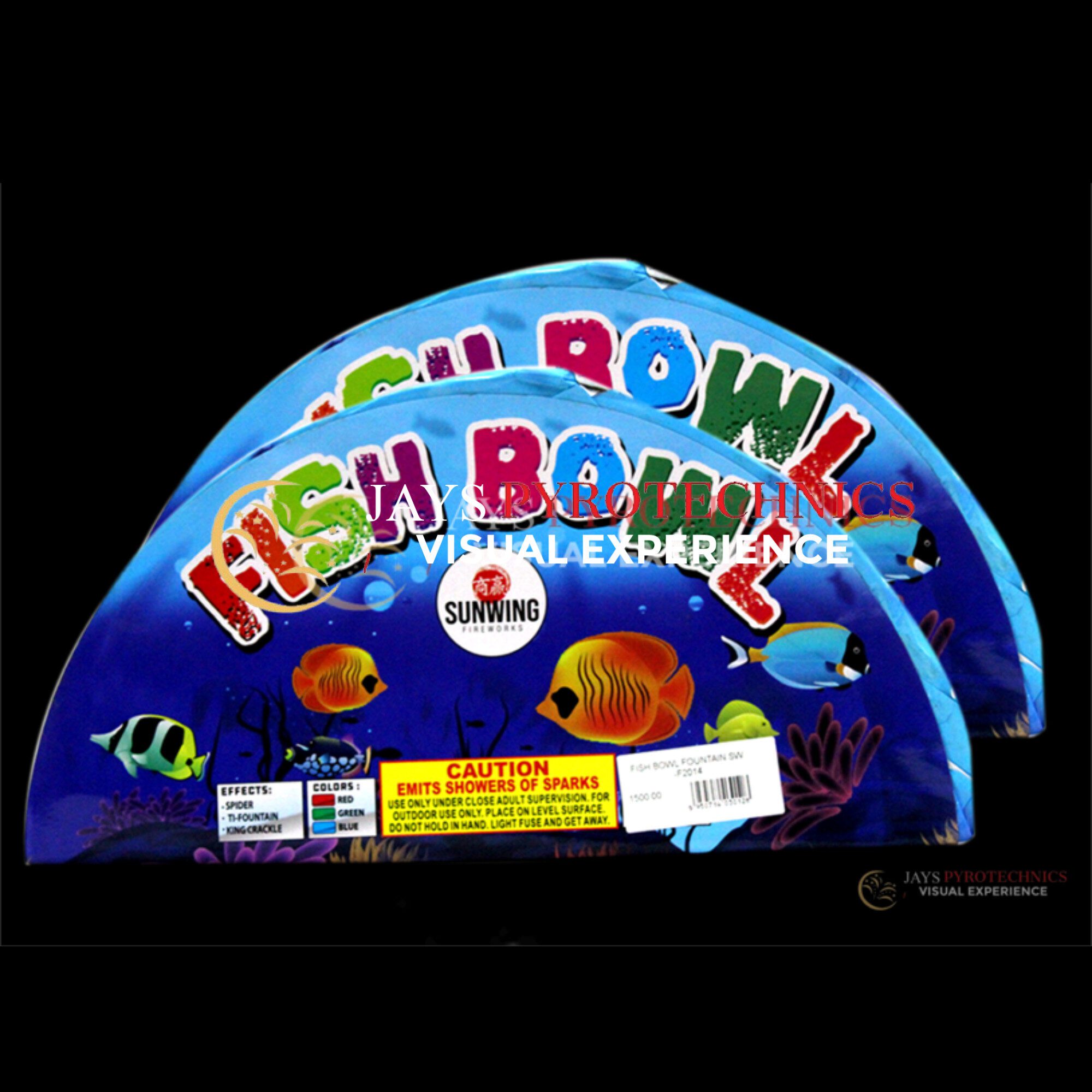 FISH BOWL FOUNTAIN - SWF2014 FIREWORK – PER PIECE