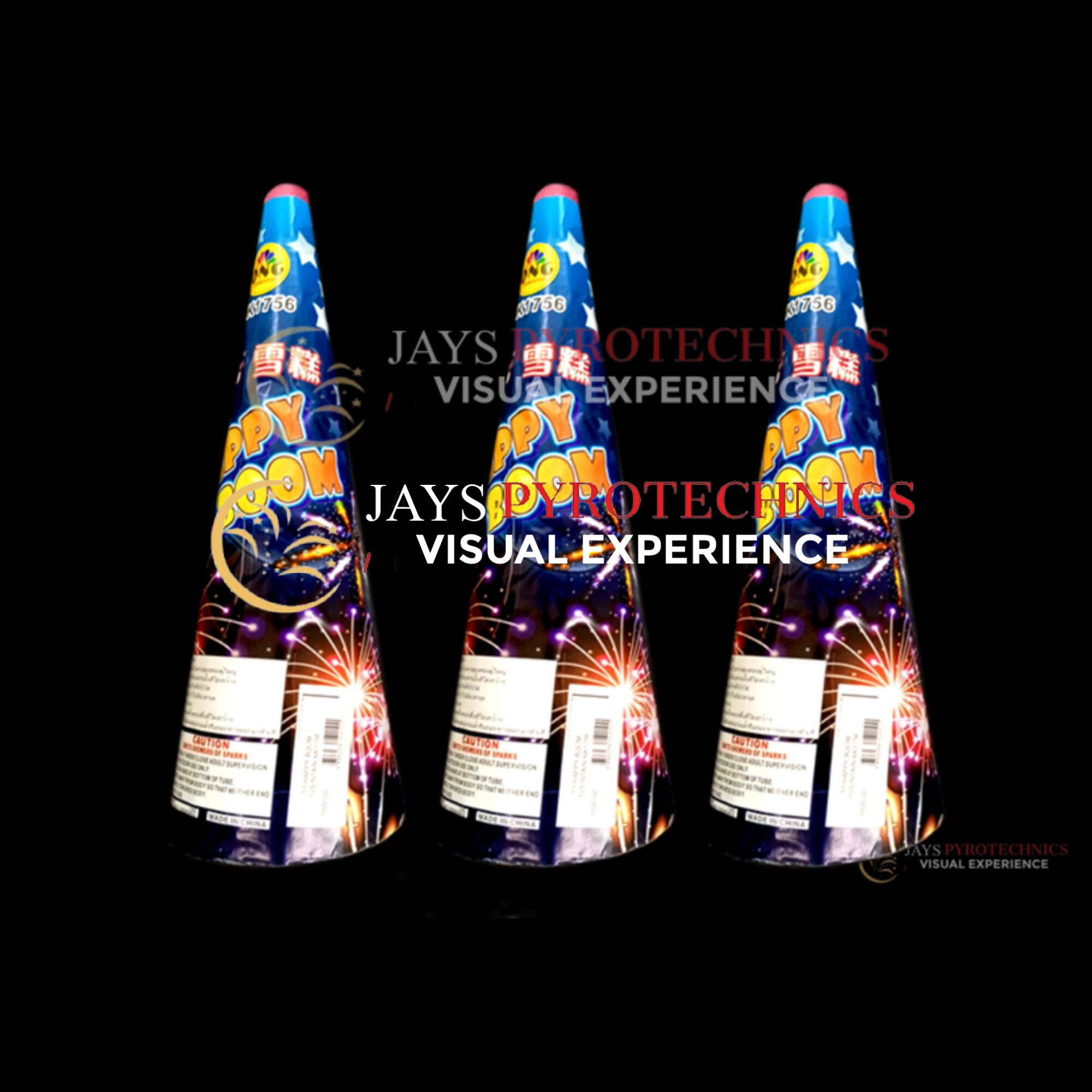 13 INCH HAPPY BOOM FOUNTAIN FIREWORK – PER PIECE