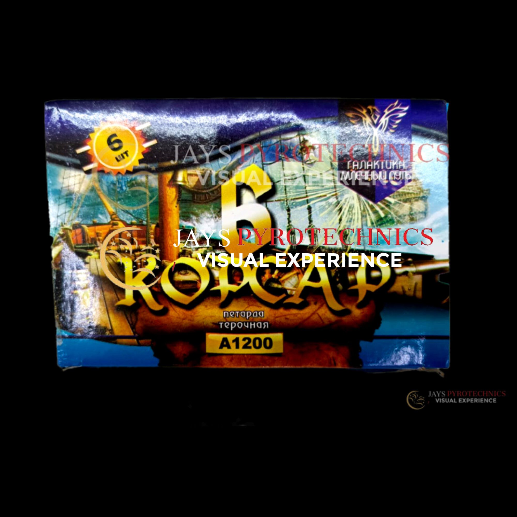 MATCH CRACKER RUSSIA WARNING A1200 FIREWORK – PER PACK