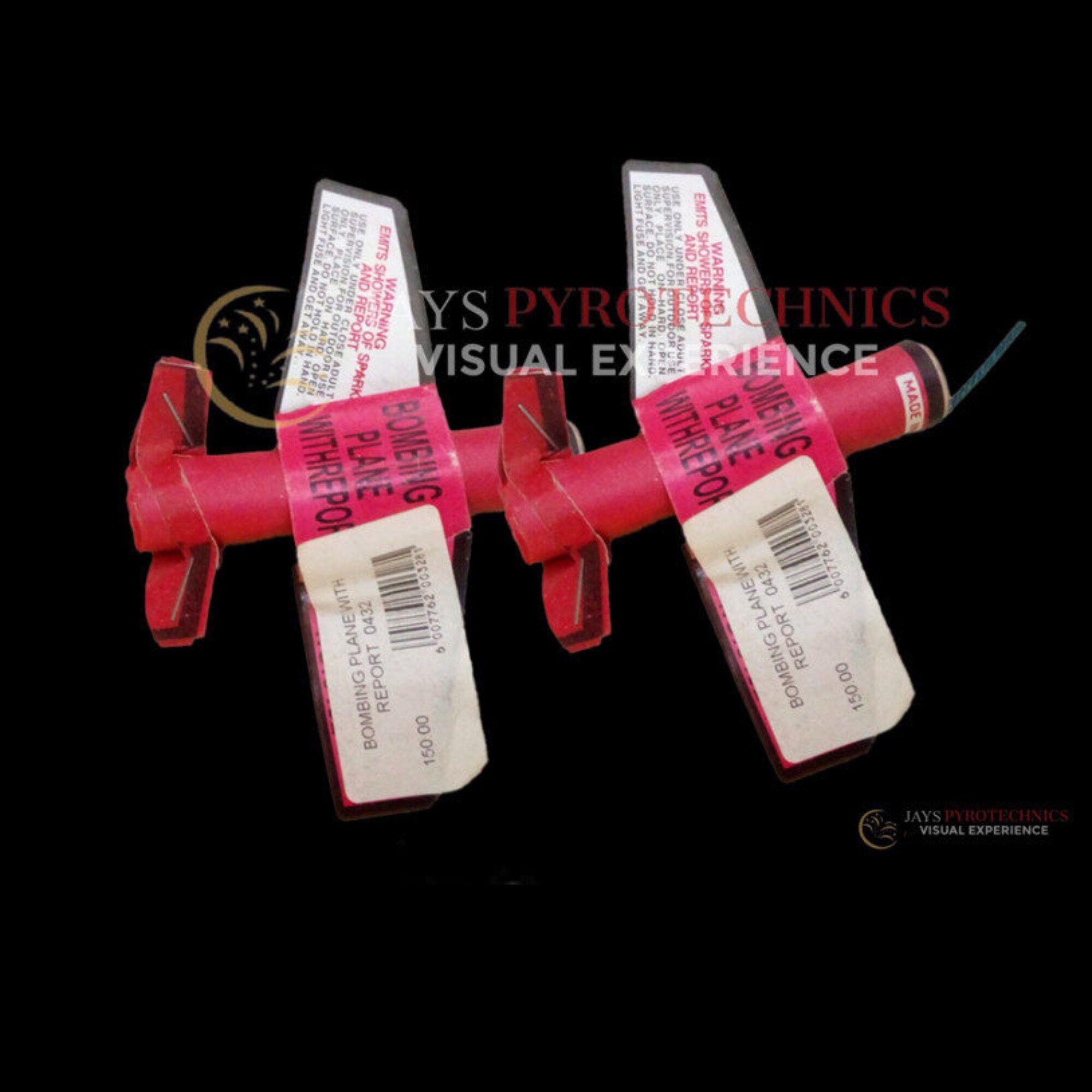 BOMBING PLANE WITH REPORT FIREWORK – PER PIECE