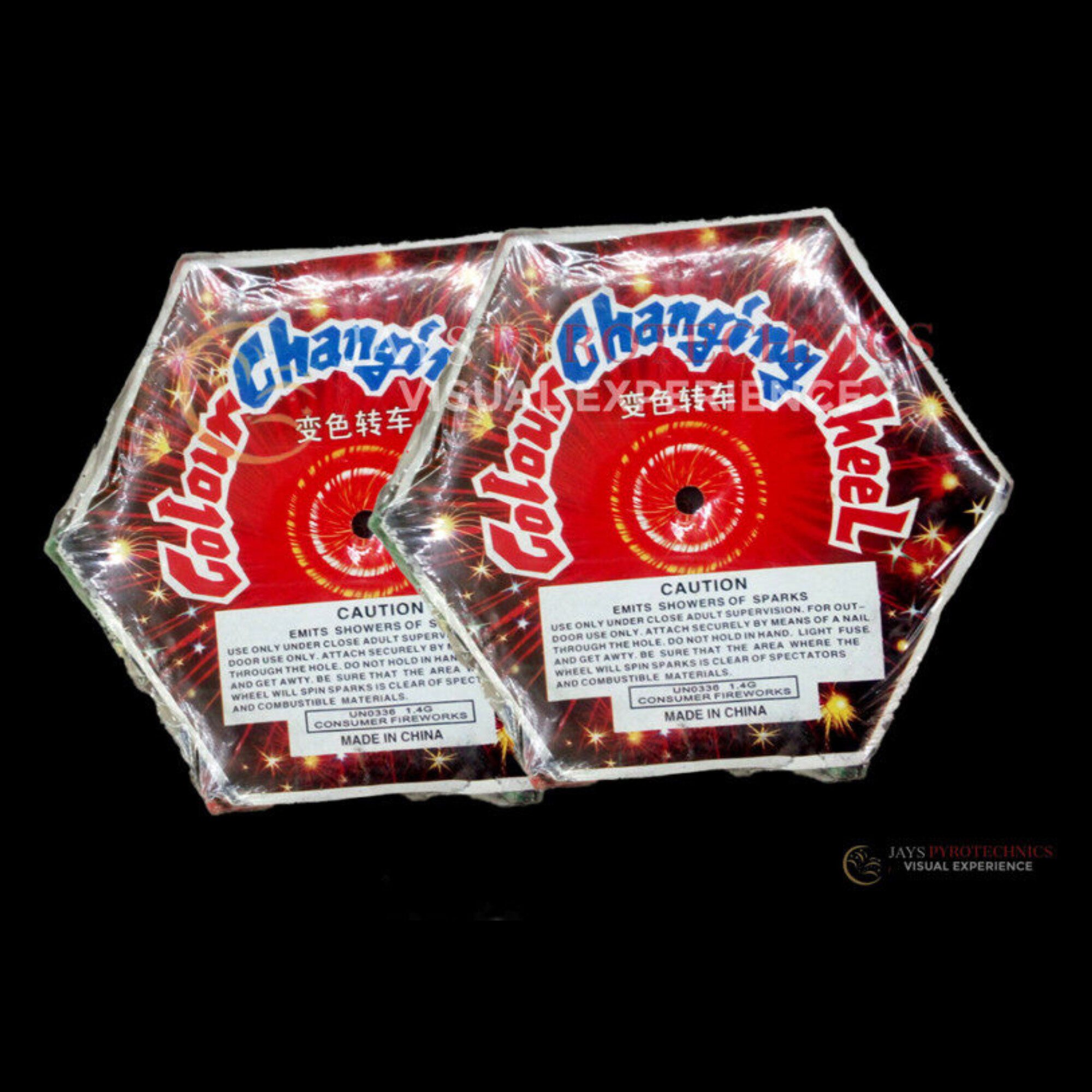 COLOUR CHANGING WHEEL FIREWORK – PER PIECE
