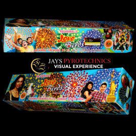 204 SHOTS LOVE BIRDS FIREWORKS CAKE – PER PIECE