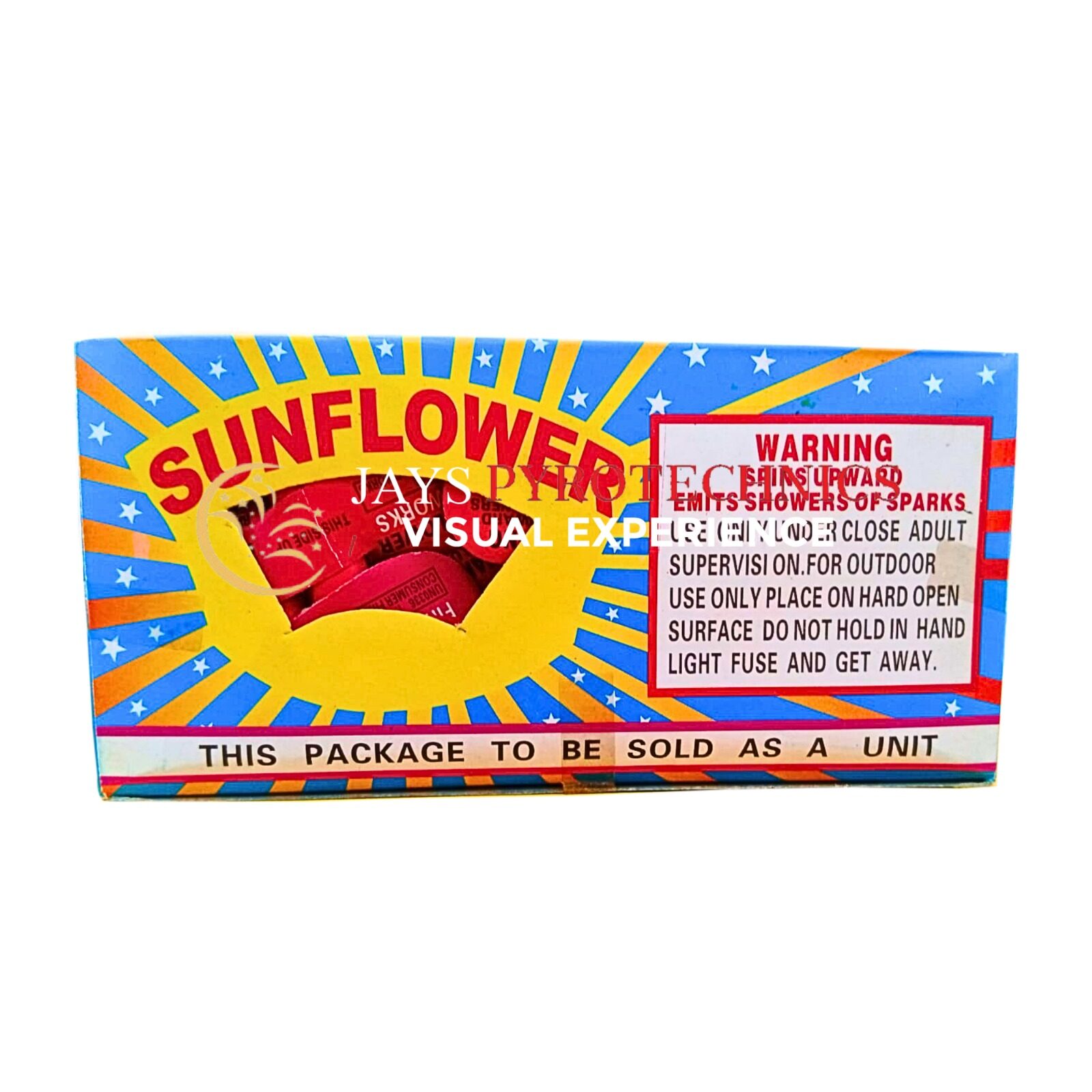 SUNFLOWER SMALL W530A SPINNING FIREWORK - PER PACK