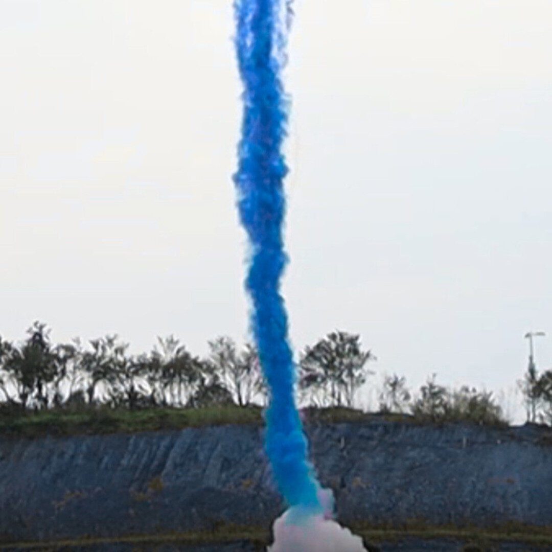 Eco 25 Shot Blue Daytime Fireworks Cake