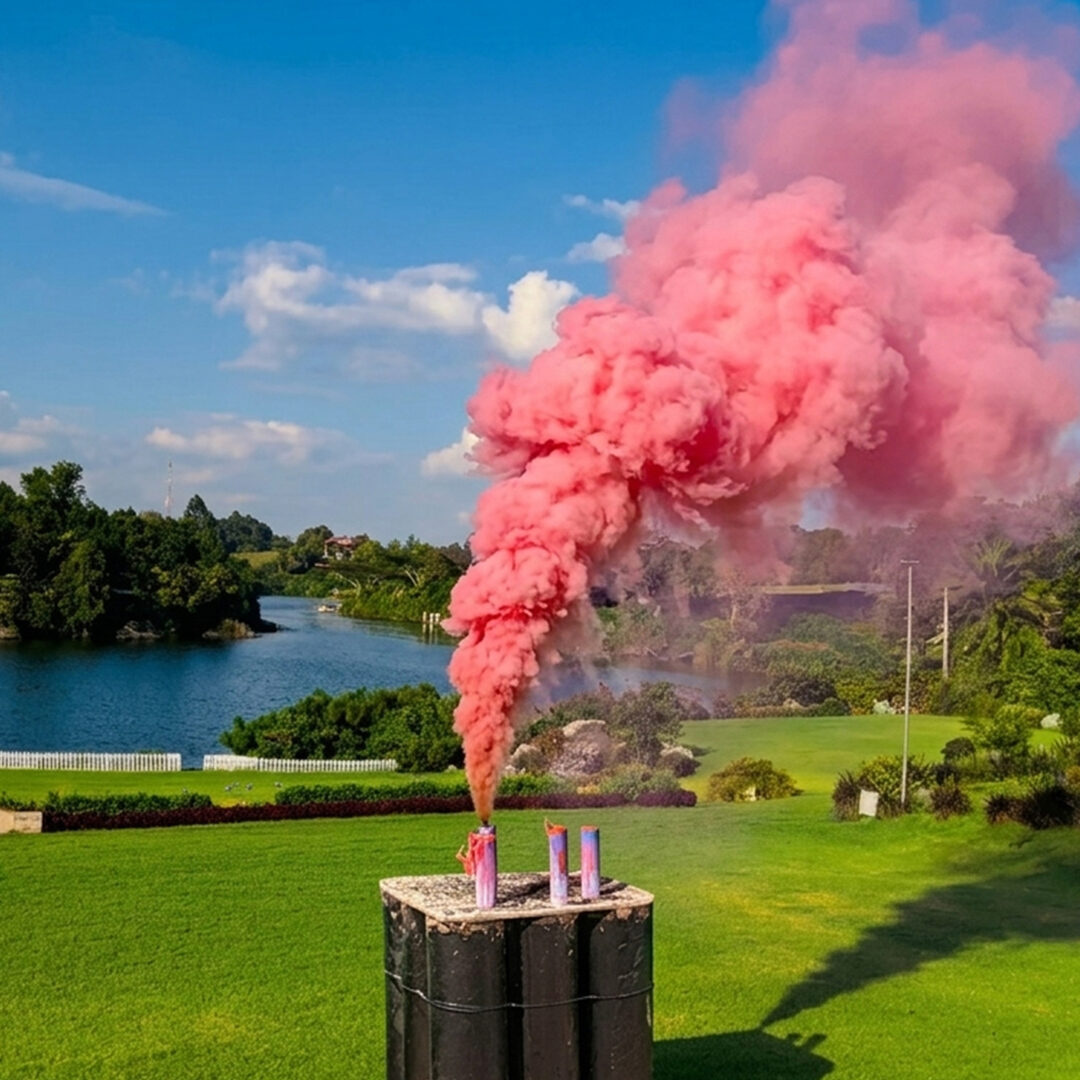 PINK COLOUR SMOKE BOMB Kenya – PER PIECE