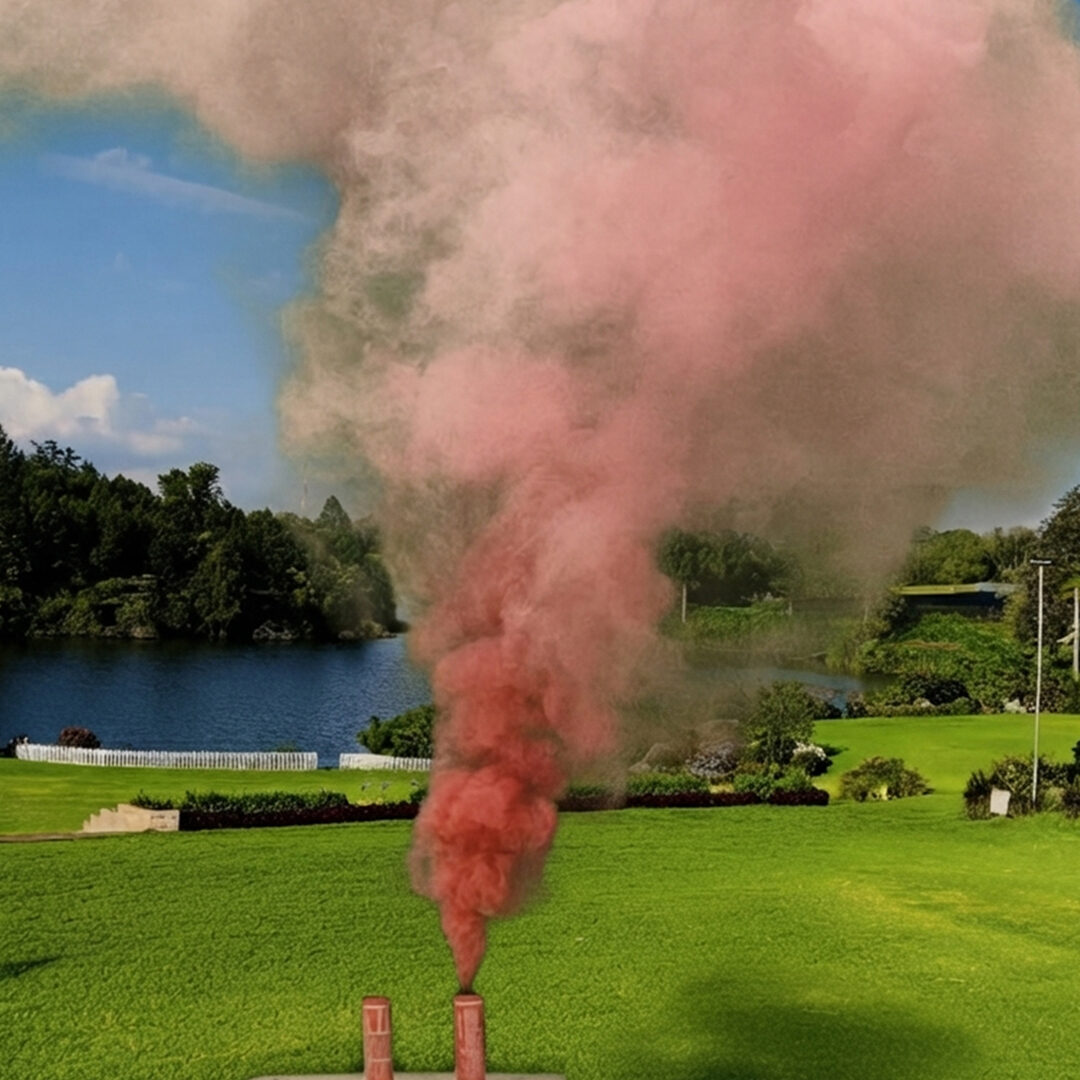 Large Red Pull-Pin Smoke Bomb Kenya – Per Piece