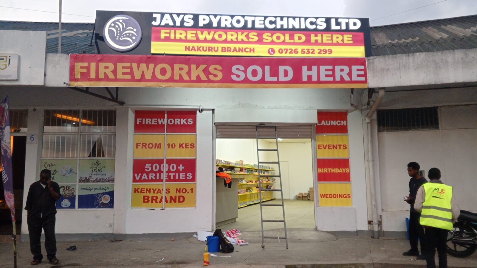 NAKURU JAYS PYROTECHNICS FIREWORKS SHOP KENYA